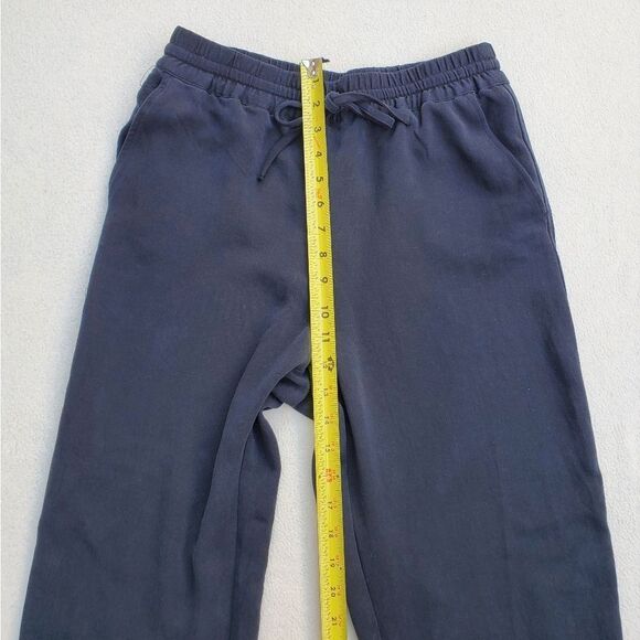 NWOT H&M high waist wide leg cropped black pants - Picture 6 of 11